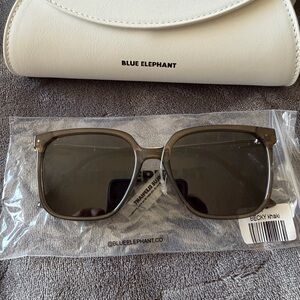 Blue Elephant Khaki Becky Sunglasses
